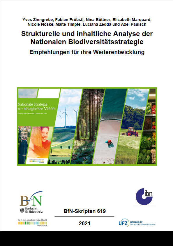 BfN Schriften 619 - Strukturelle und inhaltliche Analyse der Nationalen Biodiversitätsstrategie. Empfehlungen für ihre Weiterentwicklung